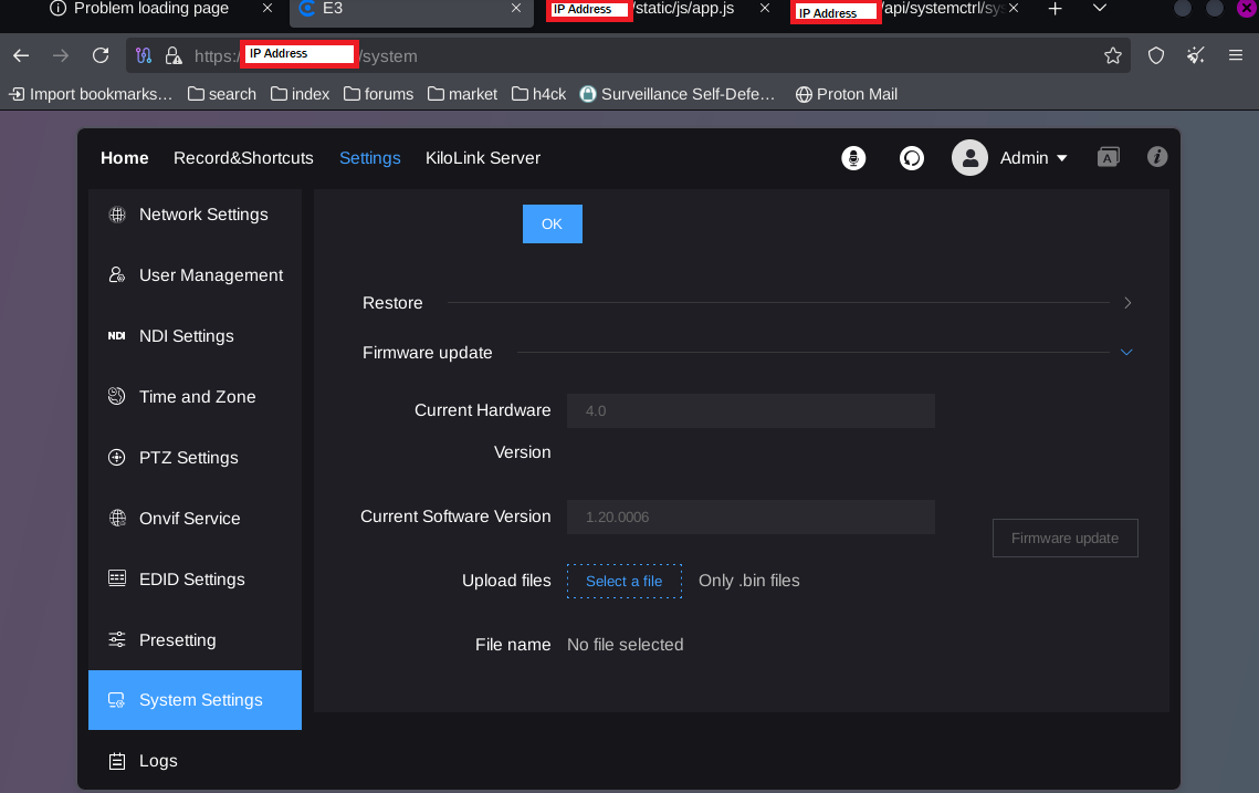 Pi-hole Admin Dashboard