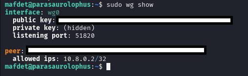 Wireguard Show Clients